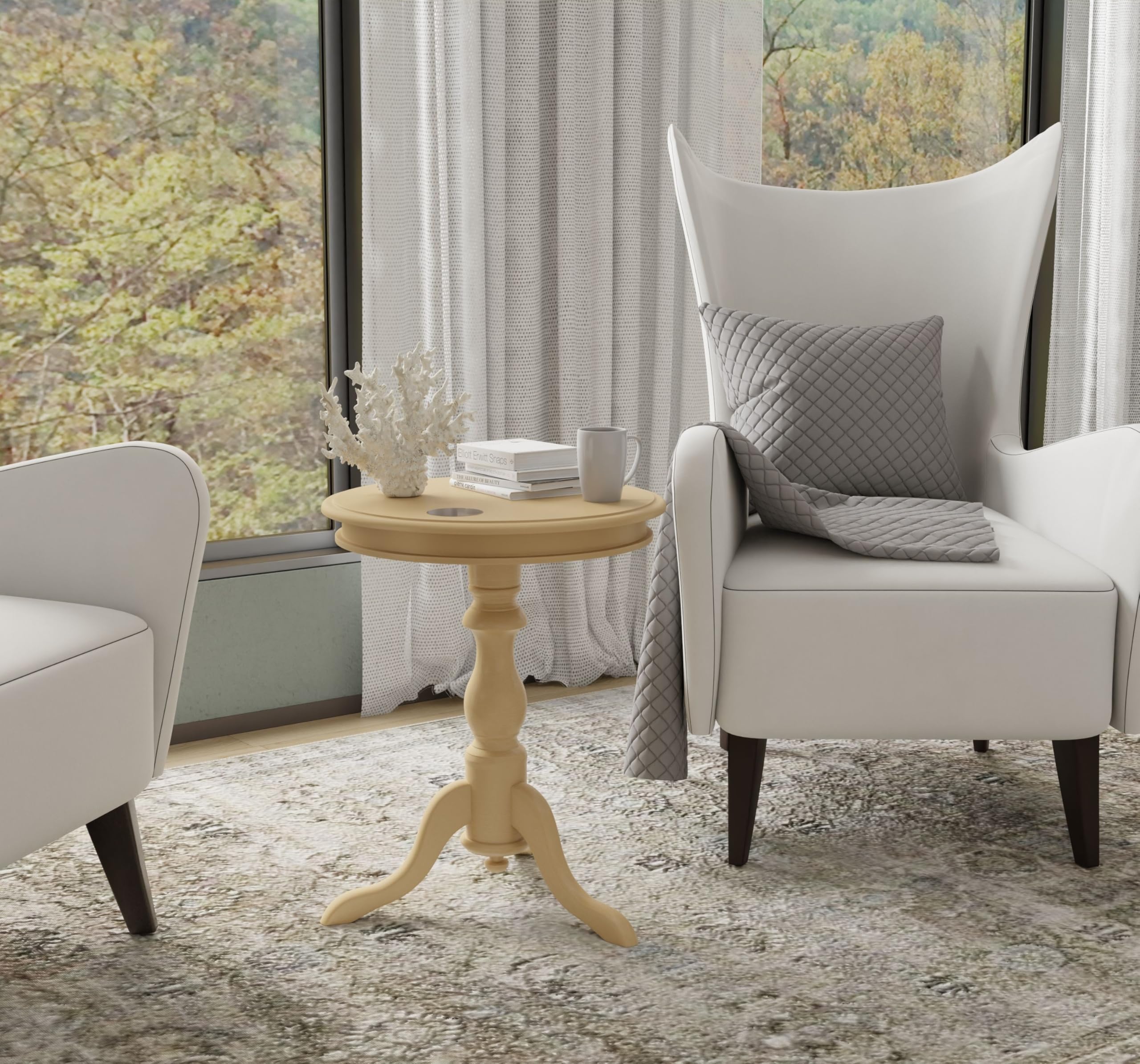 Amazon｜Gilda サイドテーブル - シャンパン｜サイドテーブル