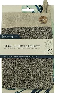Hydréa London Linen Sisal and Unbleached Linen Exfoliating Bath/Shower Mitt Gently Exfoliate and Scrub away Dead Skin Cells to reveal beautifully smooth, radiant skin.
