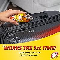 Vista 2 de Goof Off Removedor de Residuos Adhesivos, 8 onzas líquidas, elimina calcomanías, pegamento, etiquetas, residuos de cinta y adhesivo, ideal