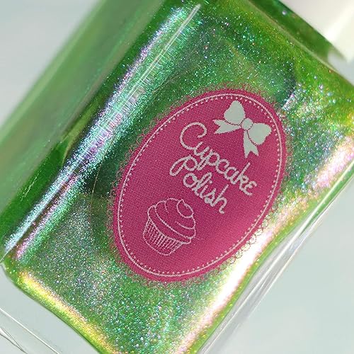 Miniatura 9 de Eldhraun - Pea Green Nail Polish Shifting Nail Polish by Cupcake Polish
