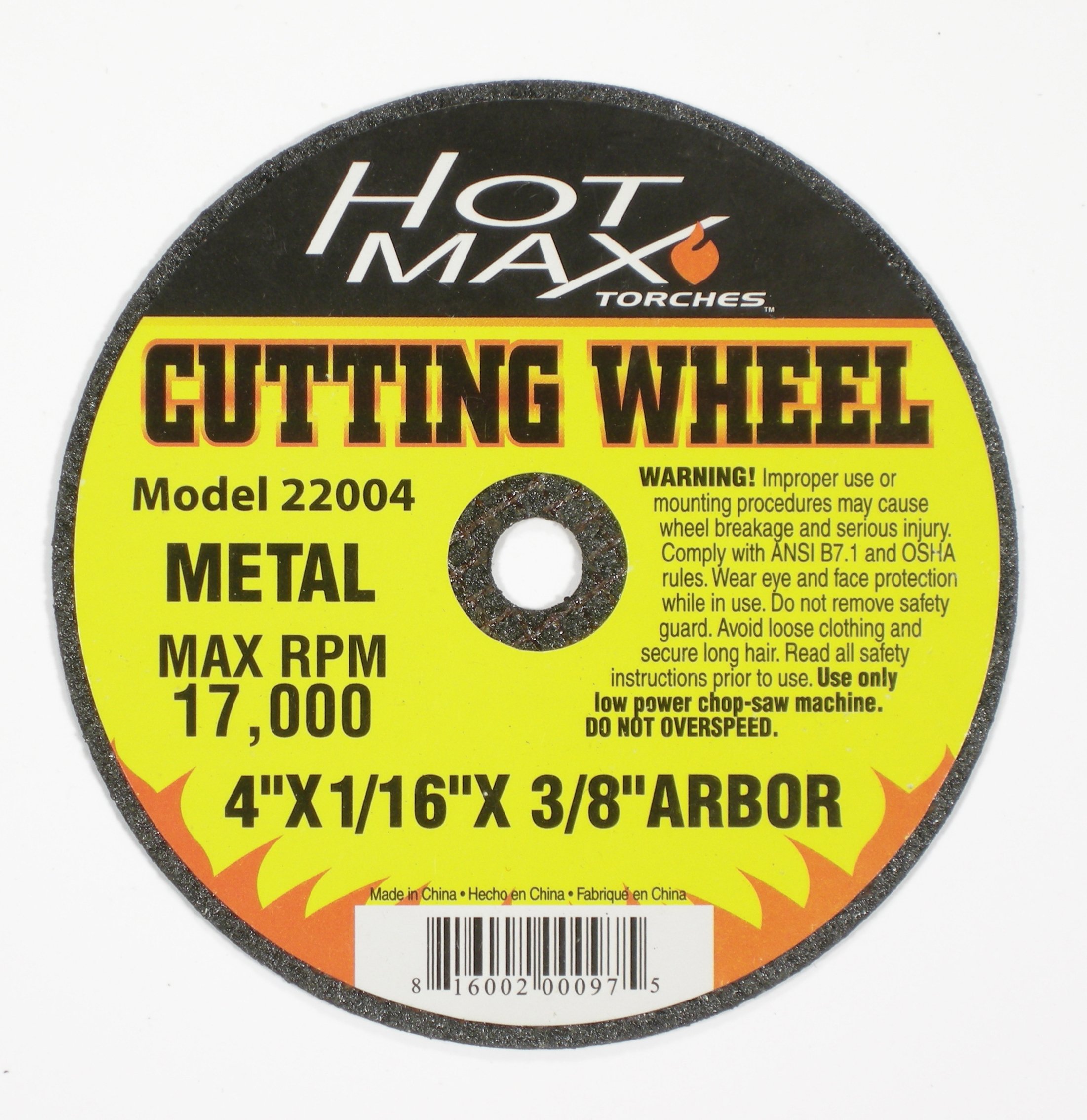 22004 4 X 0.06 In. Cut-off Wheel For Precision Cutting