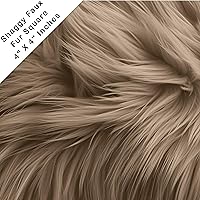 Vista 81 de FabricLA Cuadrado de piel sintética lanuda – 30 x 30 pulgadas precortado – Utiliza tela de piel sintética para bricolaje, decoración de piel