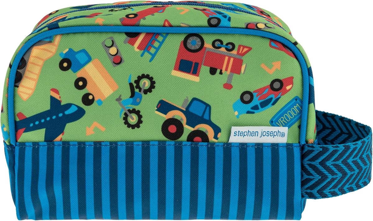 Bolsa de tocador para niños, kit de tocador para niños y niñas, bolsa de viaje