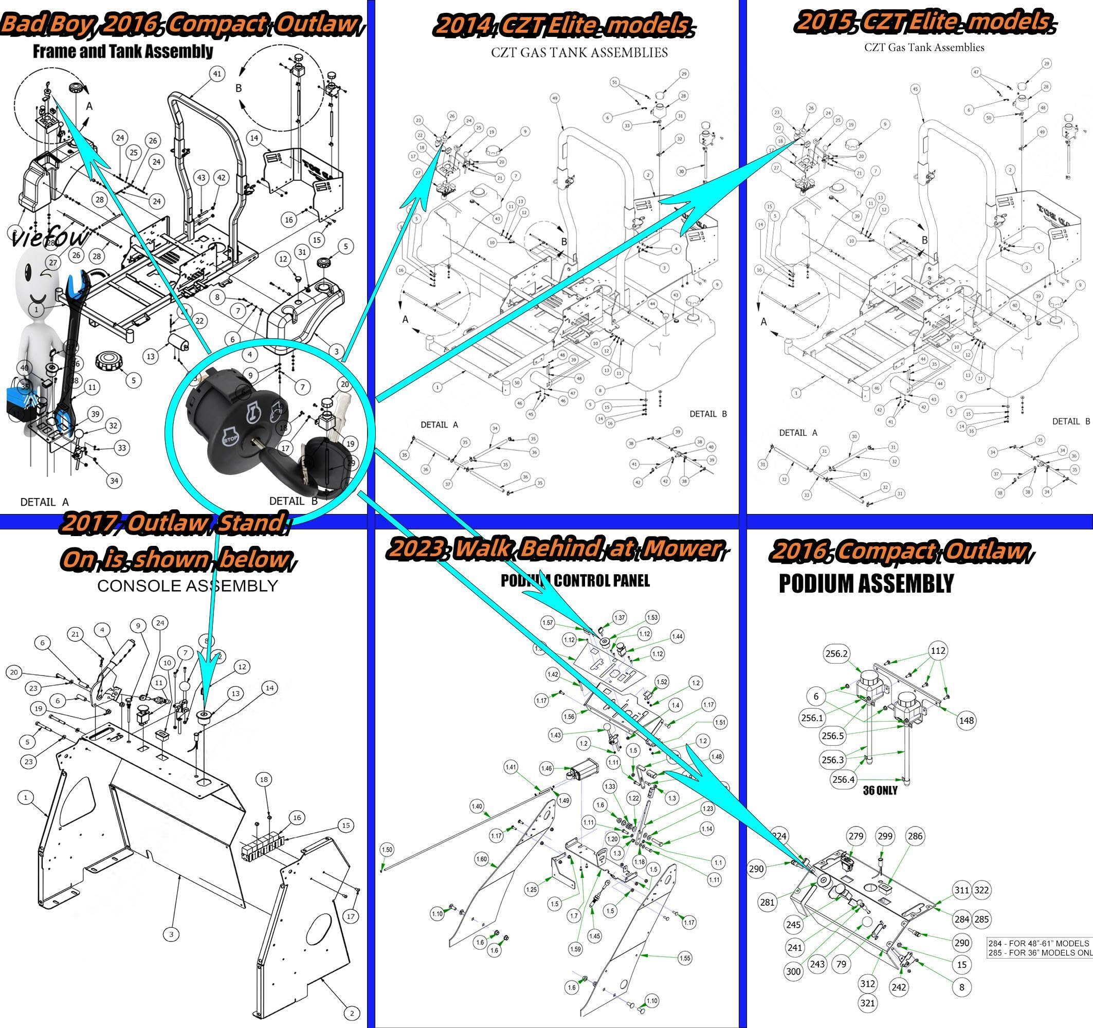 あいり　0423 Amazon.com : Ignition Starter Switch 3 Position 5Terminals with