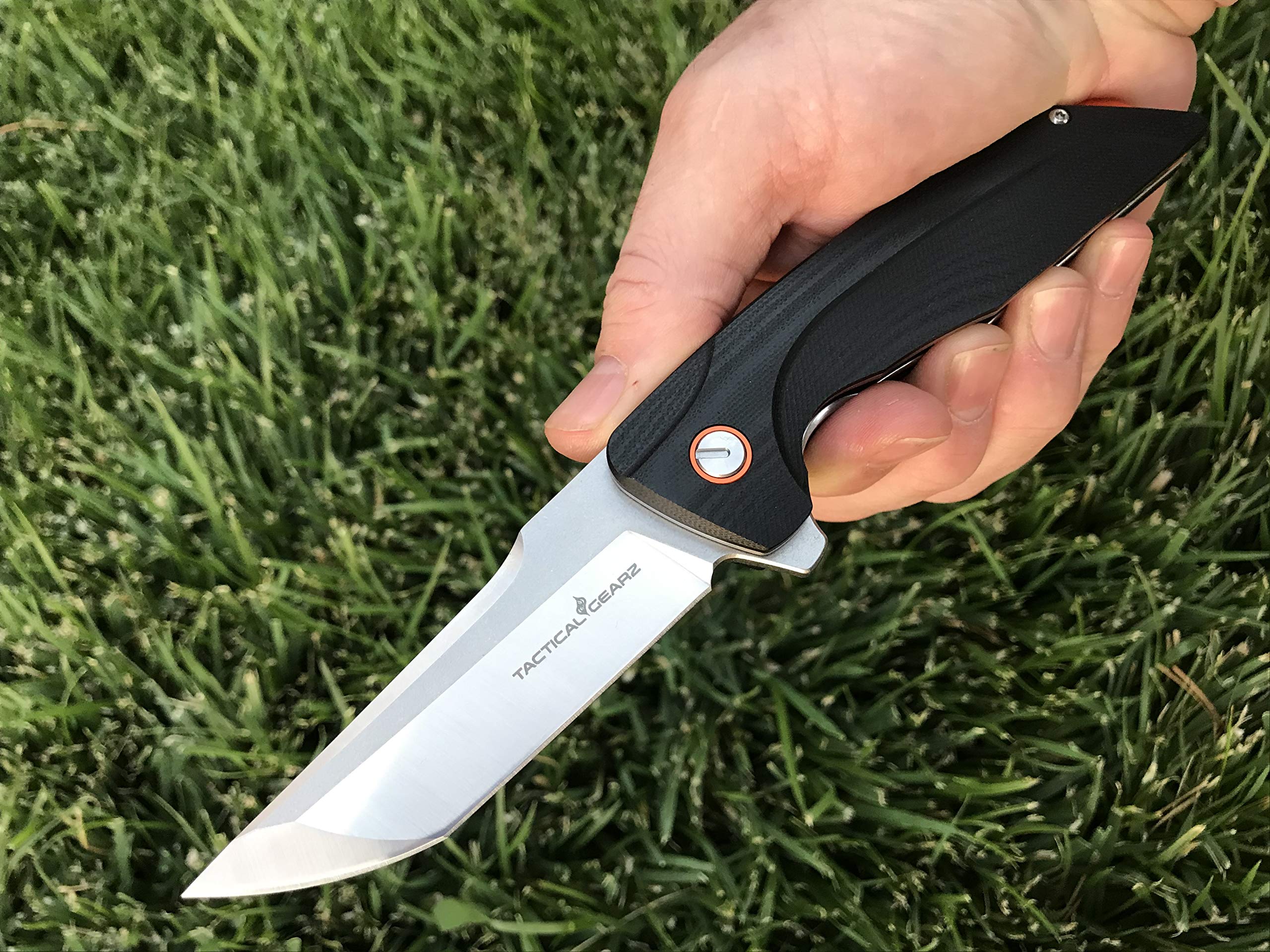 Buy TACTICAL GEARZ G10 Pocket Knife! TG Orion, G10 Handle! Razor Sharp