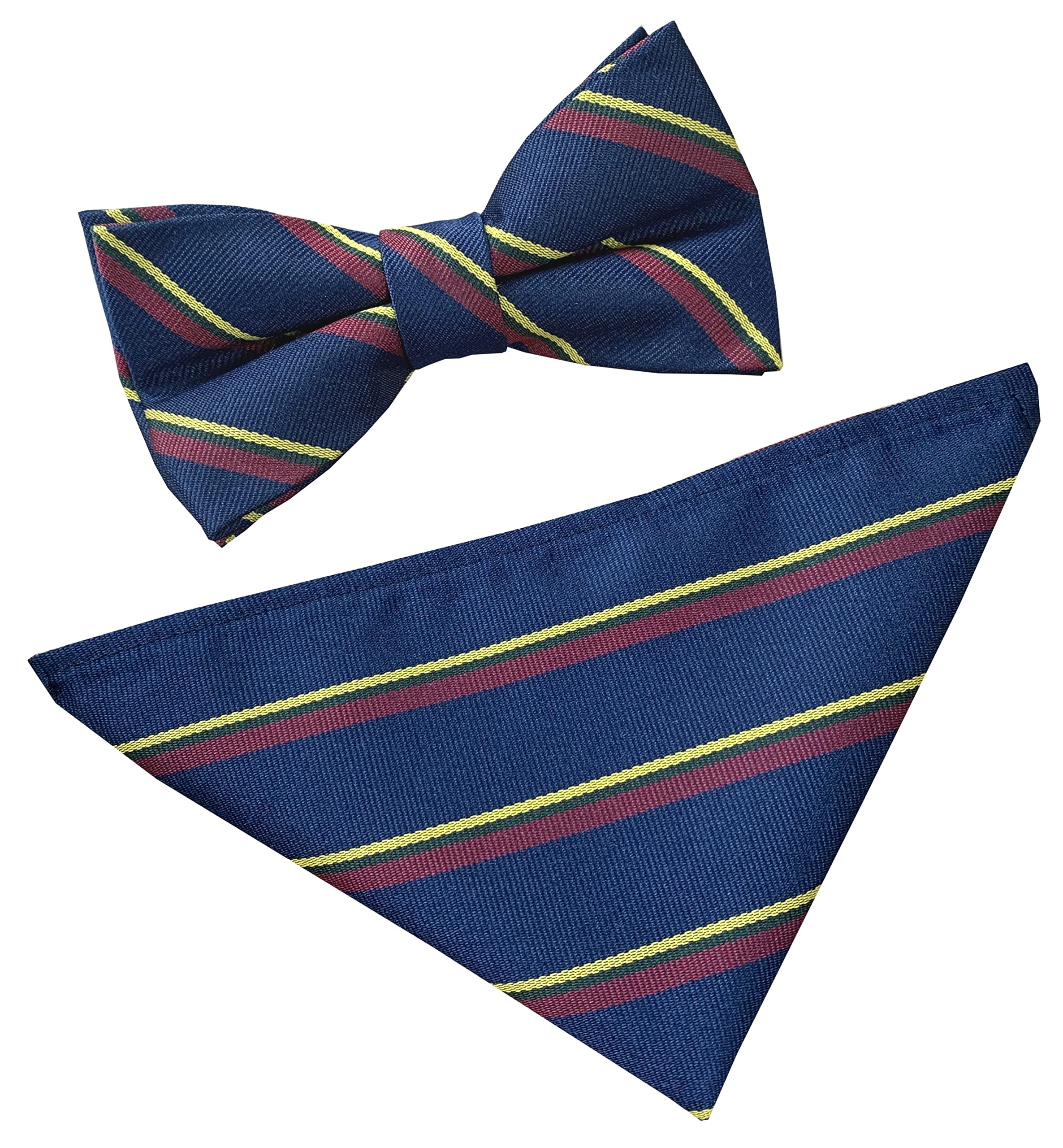 Men's Royal Marines Regimental Bow Tie & Hanky Set