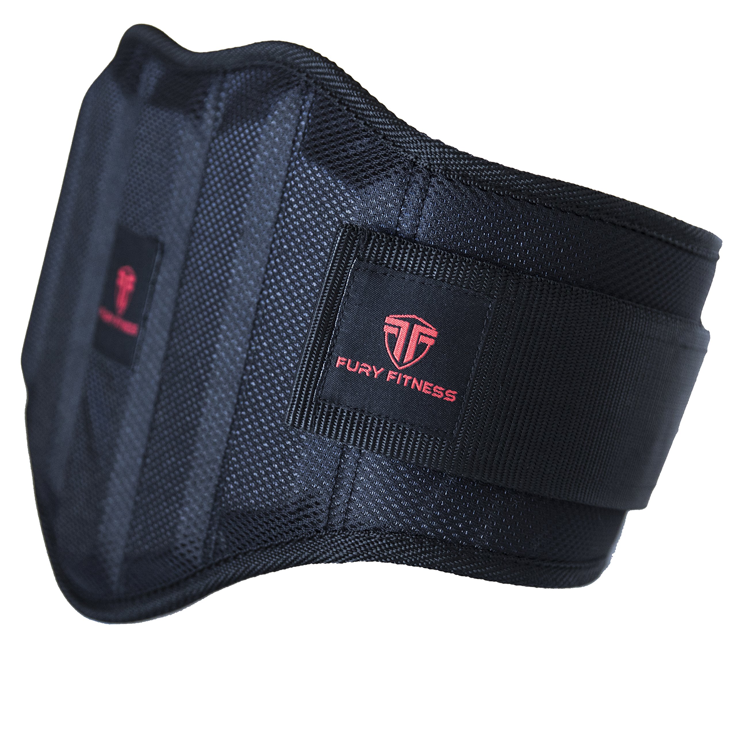 Weight Lifting Belt for Men & Women, Best for Powerlifting & Bodybuilding, 3 Sizes, Designed to Stabilize Your Lower Back for Workouts like Overhead Squat, Deadlift, Xfit & Power Clean Weightlifting