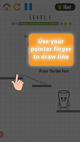 Happy Glass Draw Lines