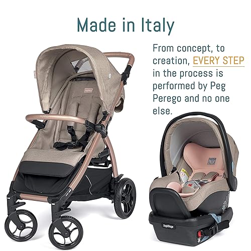 Miniatura 2 de Peg Perego Sistema de viaje Booklet 50 incluye folleto 50 cochecito de bebé y el asiento de automóvil Primo Viaggio 4-35 fabricado en Italia Mon