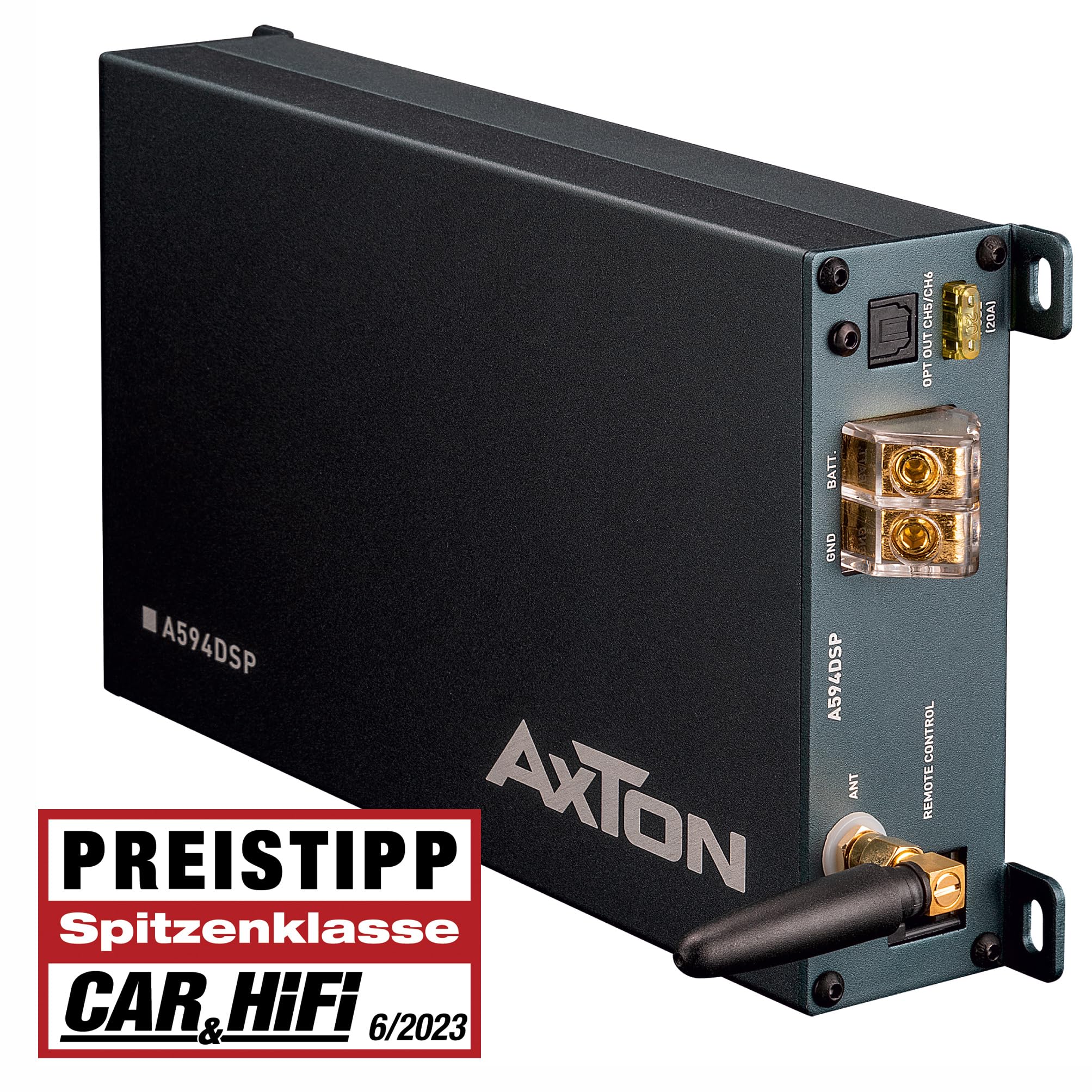 Axton A594DSP | 6 Kanal DSP-Verstärker 4x150 Watt Hi-Res fähig