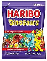 Vista 1 de Haribo - Gomitas de dinosaurios, bolsa de 5 onzas