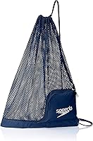 Speedo Ventilator Mesh Equipment Bag - 33L Quick-Drying Drawstring Swim Gear Bag with YKK Zipper Pocket