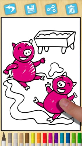 Animais de fazenda para colorir