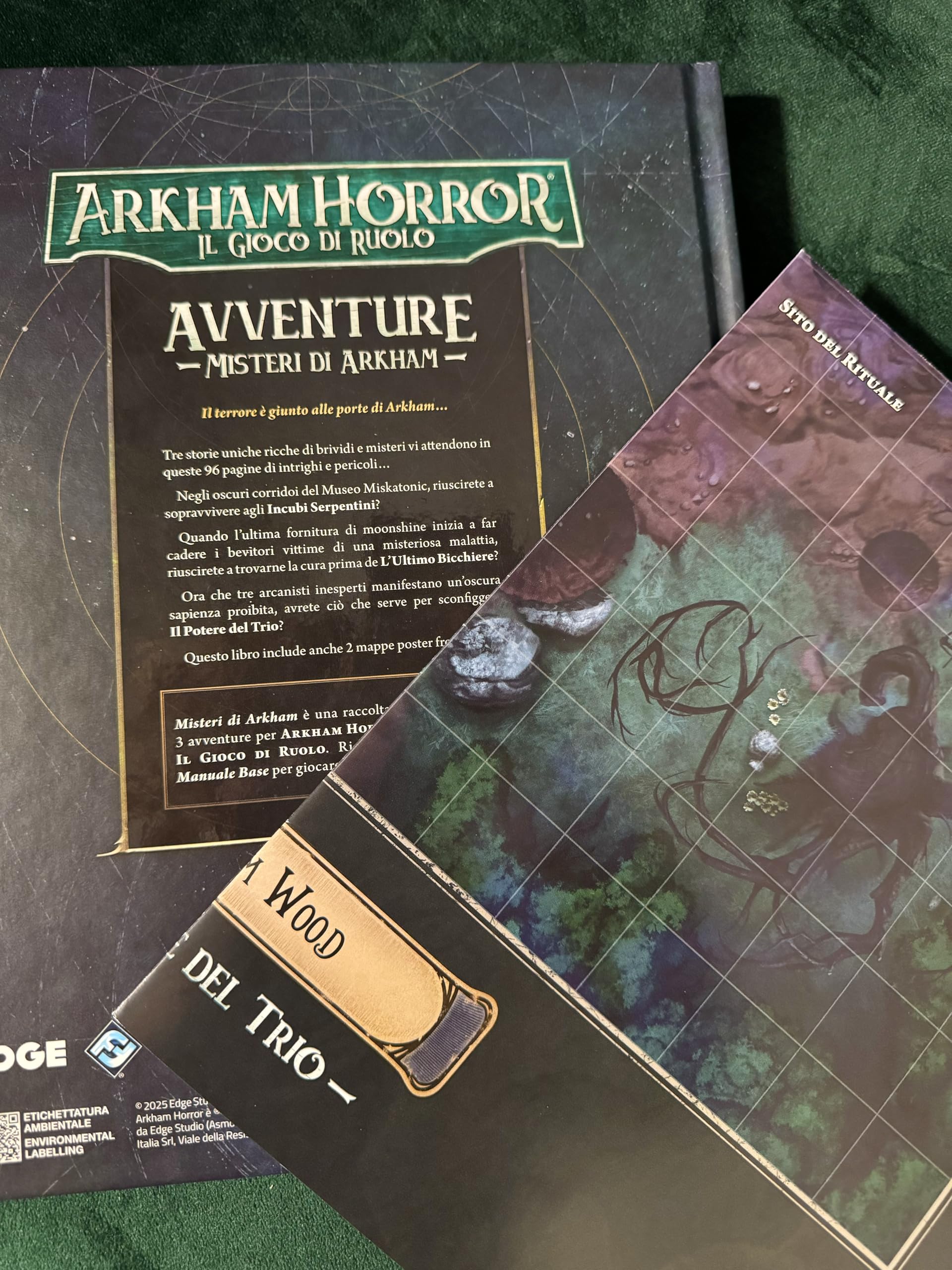 Asmodee – ARKHAM HORROR GDR: MISTERI DI ARKHAM – Avventure per Manuale Base