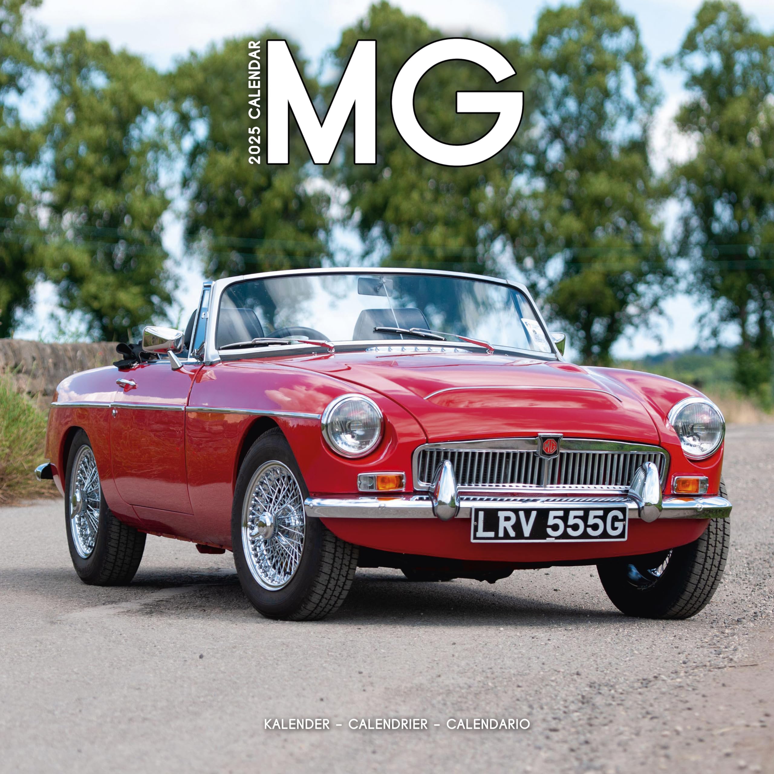 MG 2025 Square Wall Calendar | Car, Classic Car, Motor Calendar