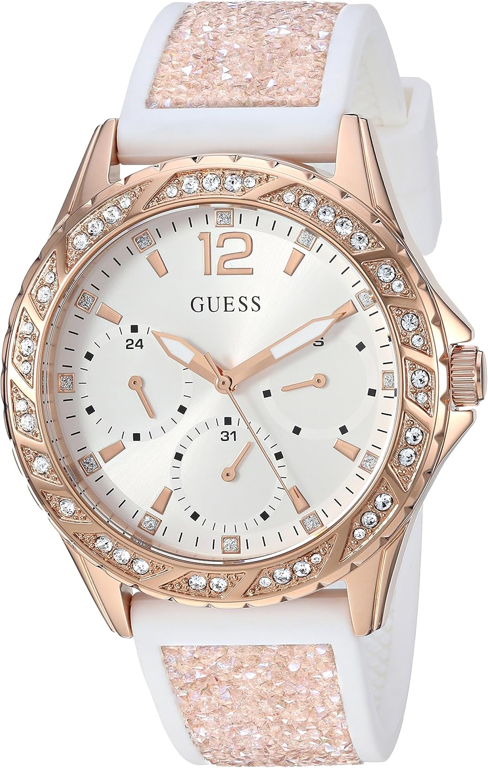 guess bedazzled watch