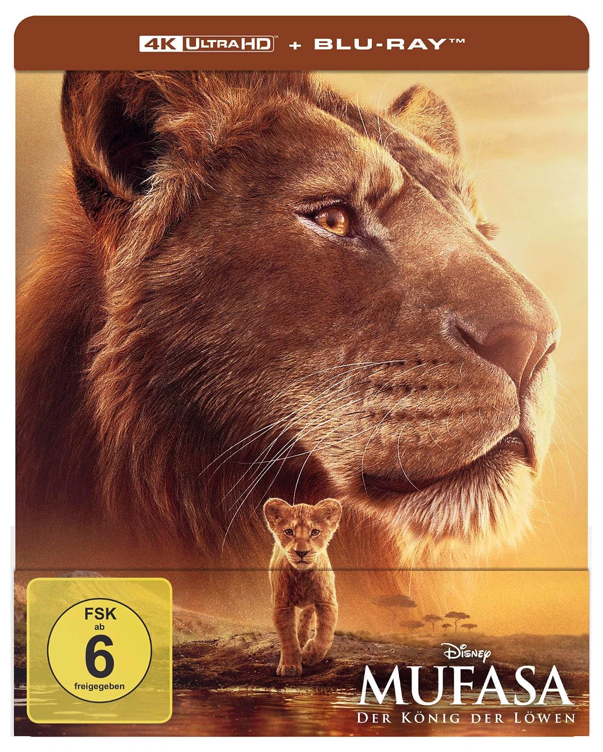 Mufasa The Lion King - Limited Edition Steelbook [4K Ultra HD & Blu-ray]