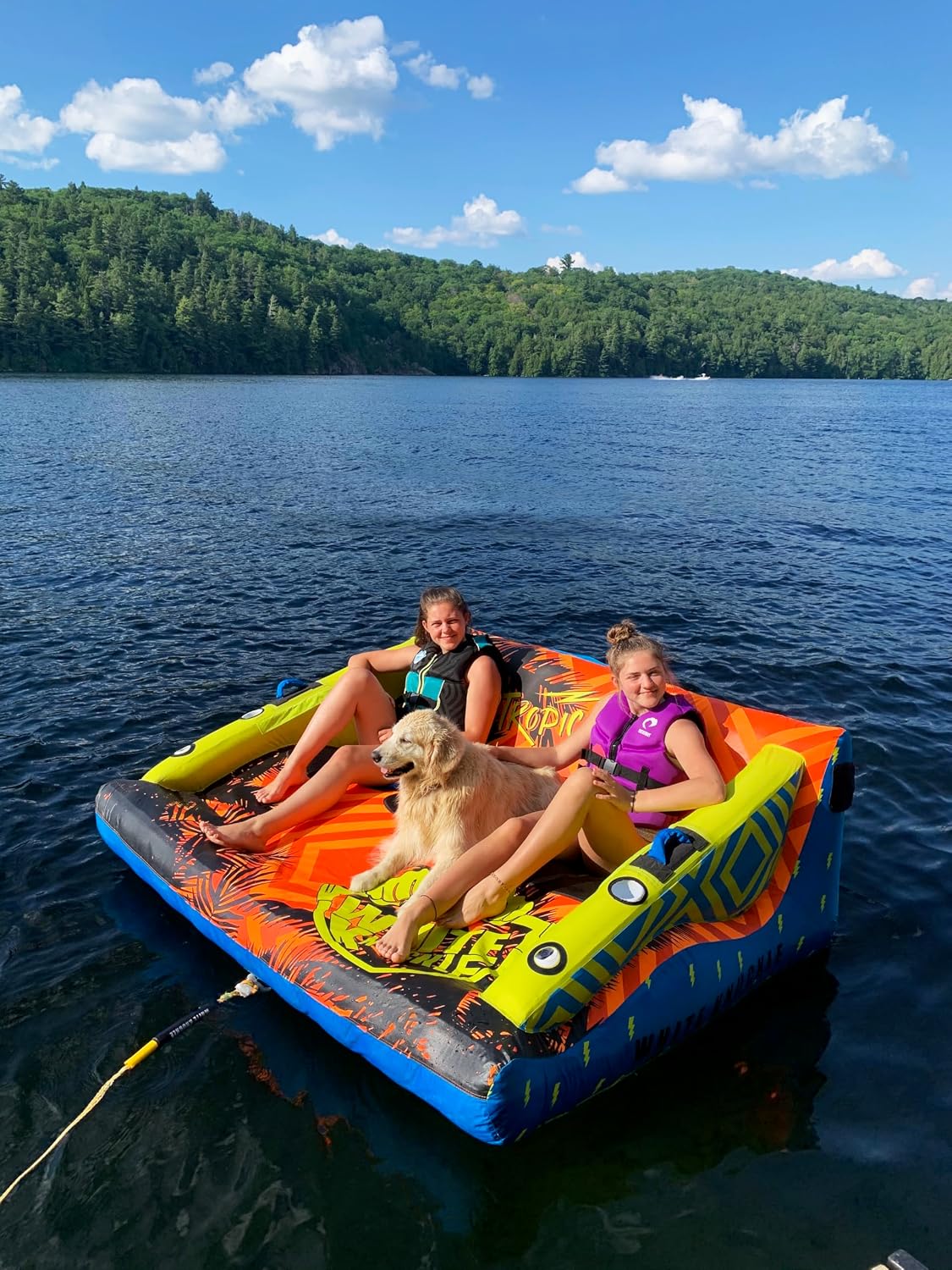 White Knuckle The Tropic Storm Inflatable Tube - 2-3 Riders, Lounge Style Design