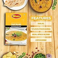 Vista 5 de Shan - Mezcla de Daal Masala (100g) - Paquetes de condimento para curry suave de lentejas