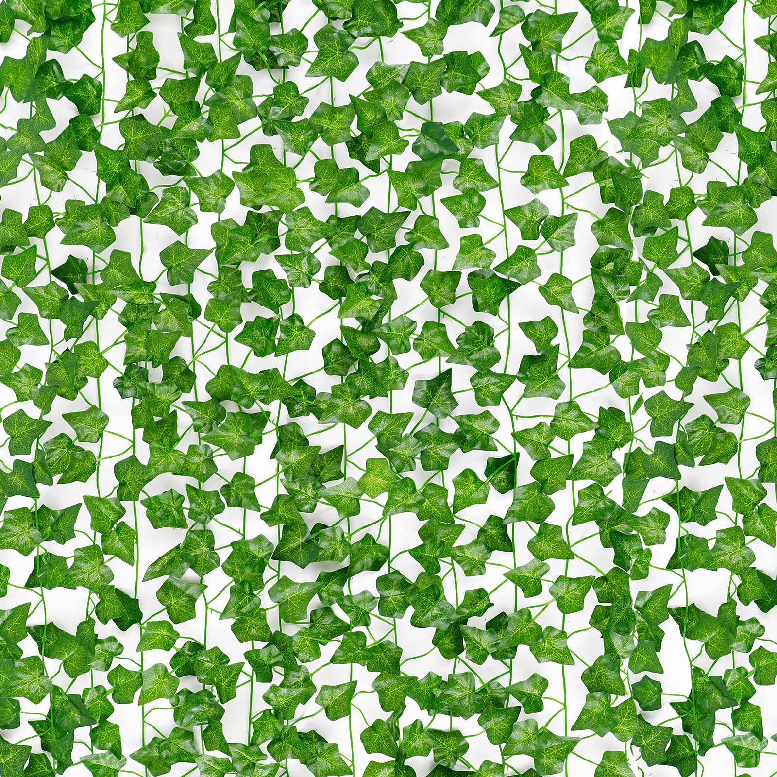 COCOBOO 14 Pack Artificial Ivy Garland, Fake Ivy Vines for Room Decor Fake Hanging Vine Plants UV Resistant for Party Wedding Bedroom Decoration, 98 Feet