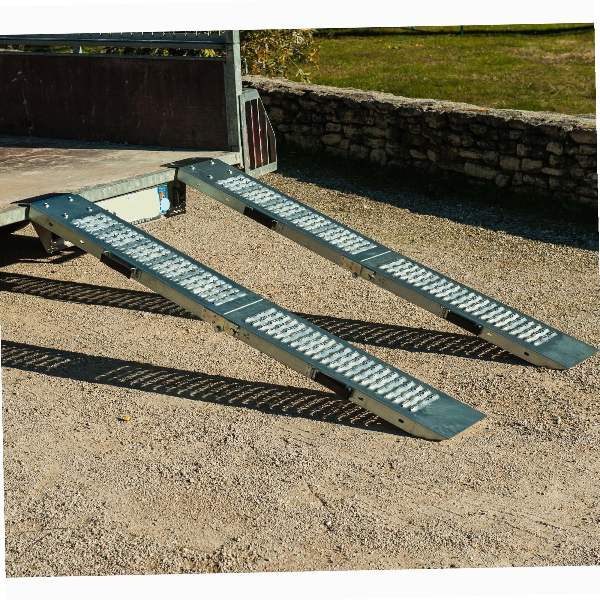 Lote de 2 rampas de carga plegables de 160 cm WERKA PRO