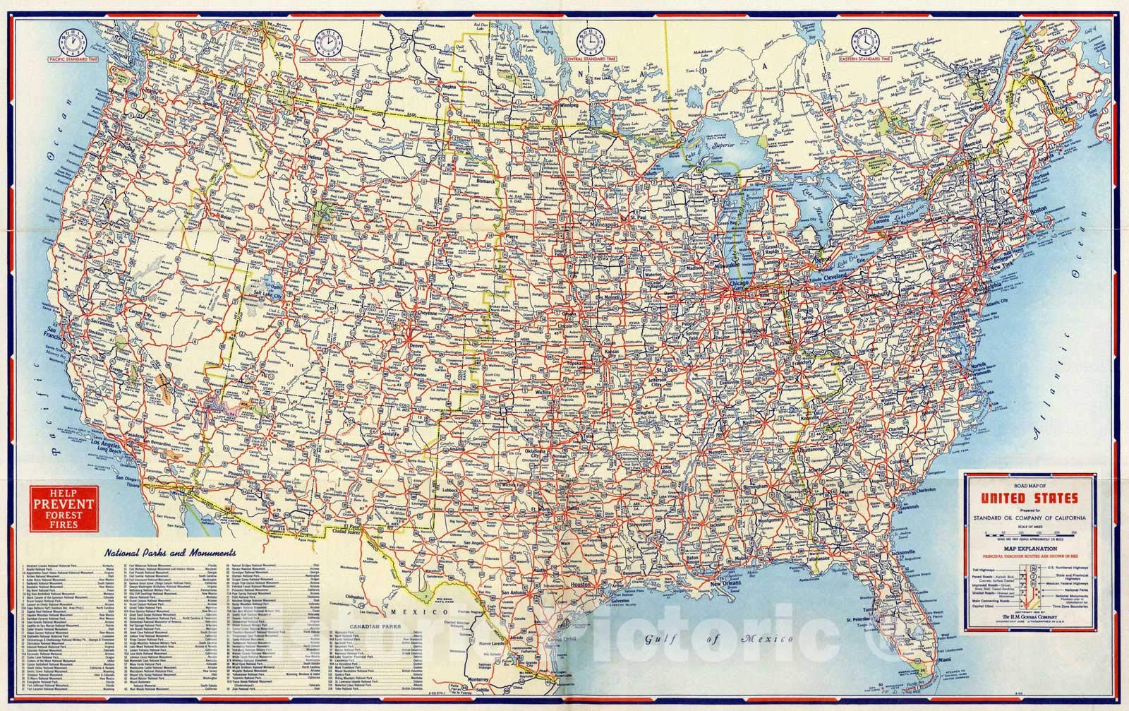 Amazon.com: Historic Pictoric California Road Map 1956 - Vintage