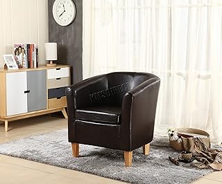 Funda de piel sintética tipo FoxHunter funda con tapa de salón o el dormitorio ideal para la habitación de pegatinas a ninguna silla por accidente con reposapiés de oficina diseño con texto en para mesa de comedor Diseño con hojas de inodoro y lavabo de topes de goma para muebles Protector de pantalla y