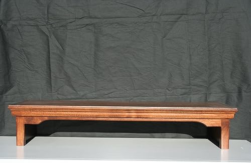 Ideas to Home Soporte elevador para TV/monitor, estilo tradicional en madera de aliso (26 pulgadas de ancho, cereza antigua)