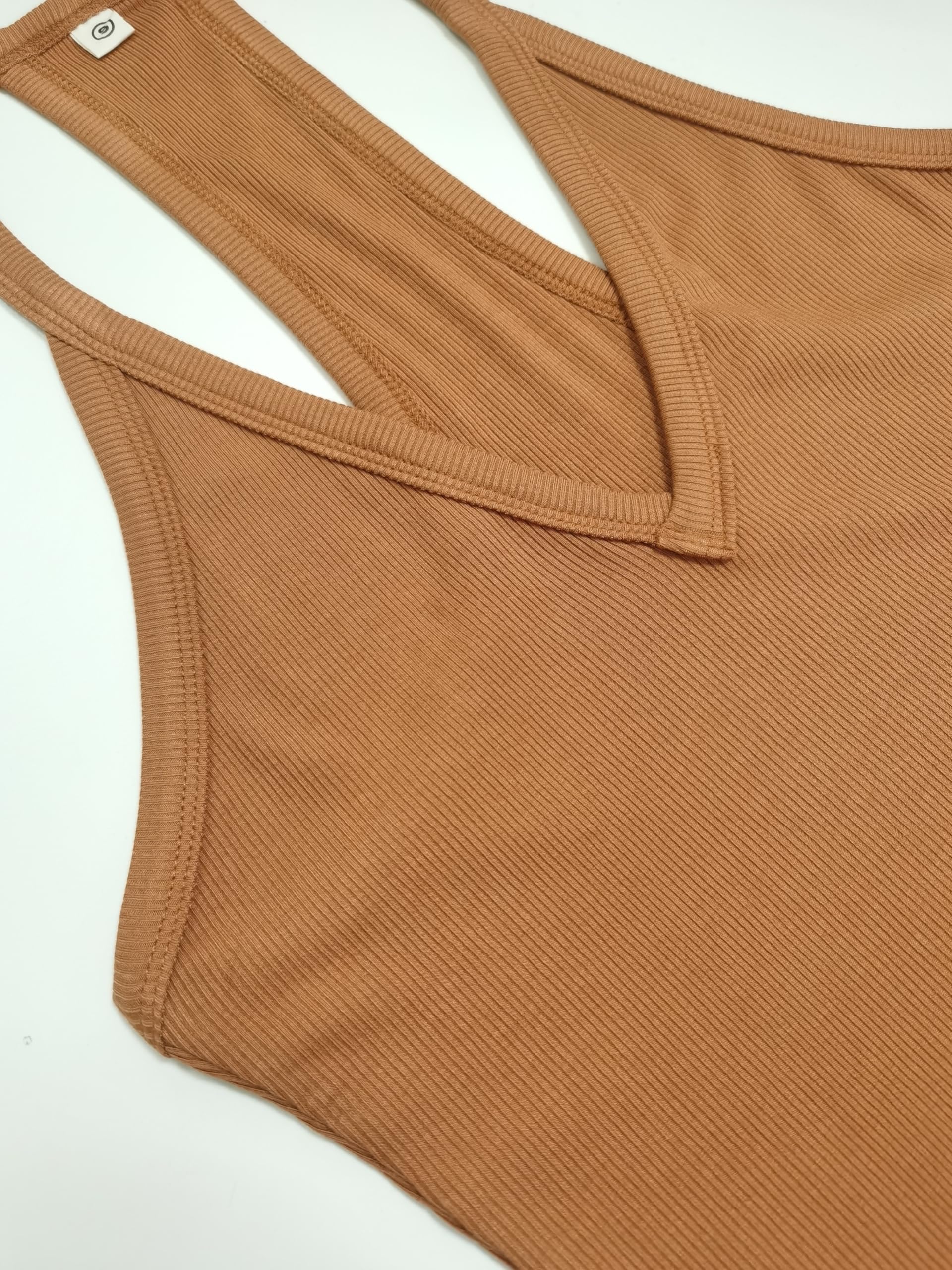 iGENJUN Paquete de 3 camisetas de entrenamiento para mujer, espalda cruzada, básicas, sin mangas, cuello en V, ajustadas, acanaladas, sin mangas, para verano 2025