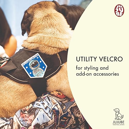 Miniatura 4 de Jujube Arnés ajustable sin tirones para perros (talla L) - Chaleco cómodo y seguro para caminar, correr y entrenar - Chaleco duradero para mascotas