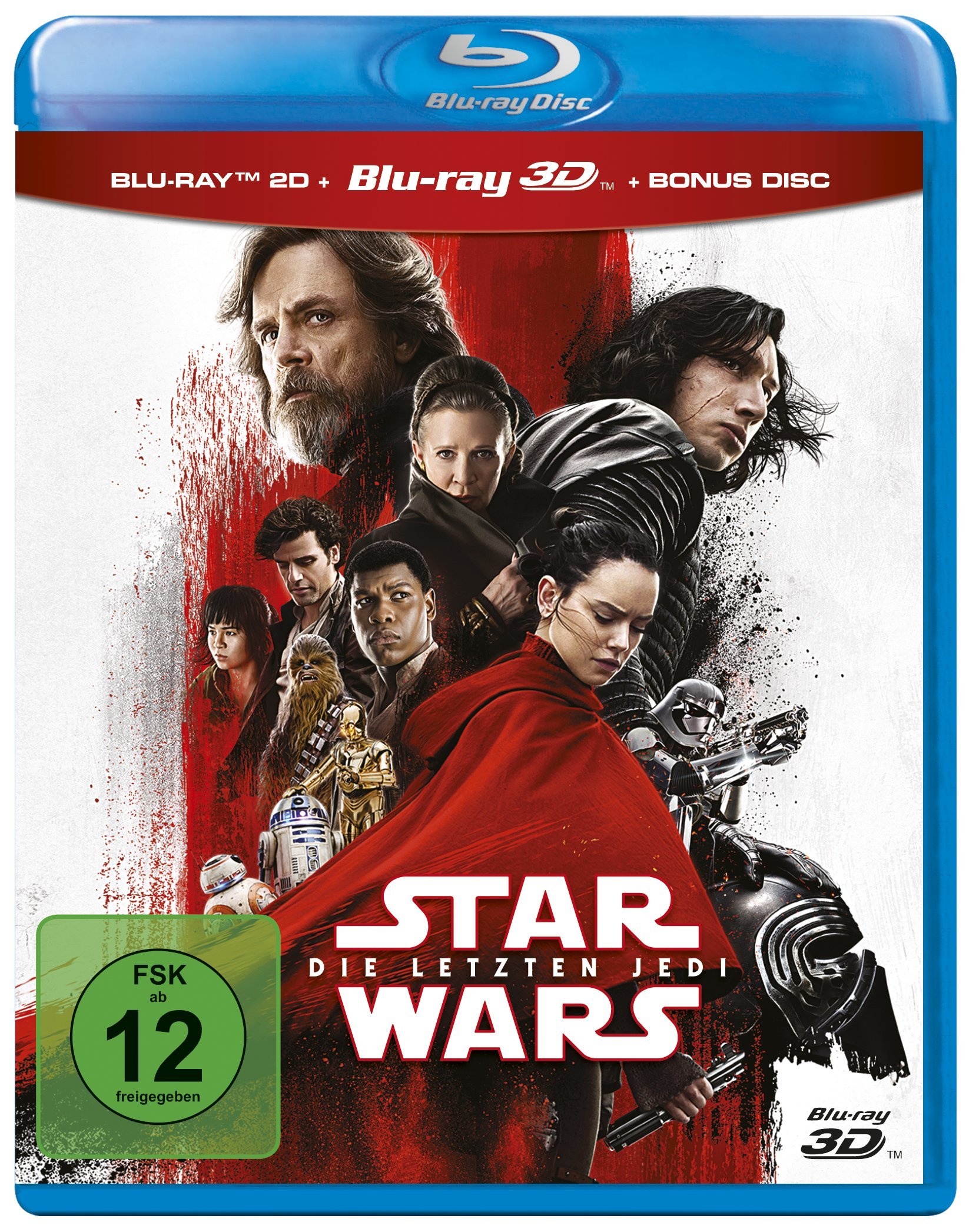 Star Wars. Episode Viii - Die Letzten Jedi (+ Blu-Ray 2D + Bonus-Blu-Ray) [2017] [Region a & B & C]