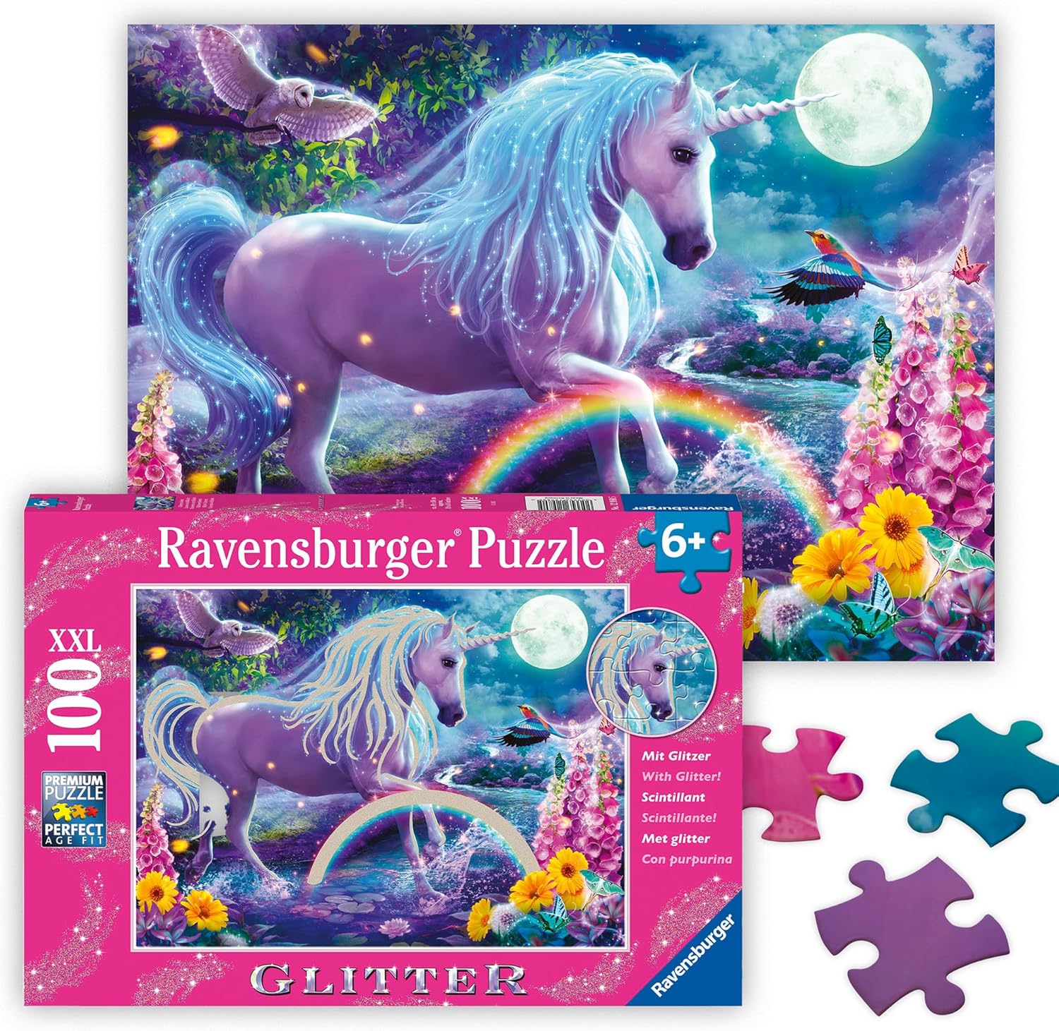 Ravensburger Glitter Unicorn Jigsaw Puzzle 100 Argentina Ubuy