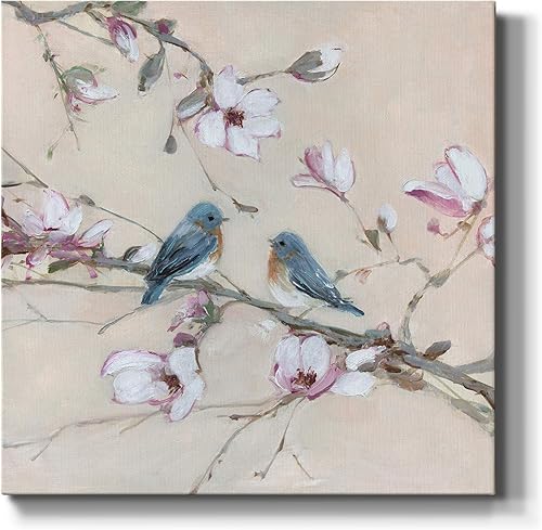 Miniatura 13 de Renditions Gallery Abstract Whisper (3) Arte de pared, lienzo envuelto en galería premium, listo para colgar, 32 pulgadas de alto x 32 pulgadas de