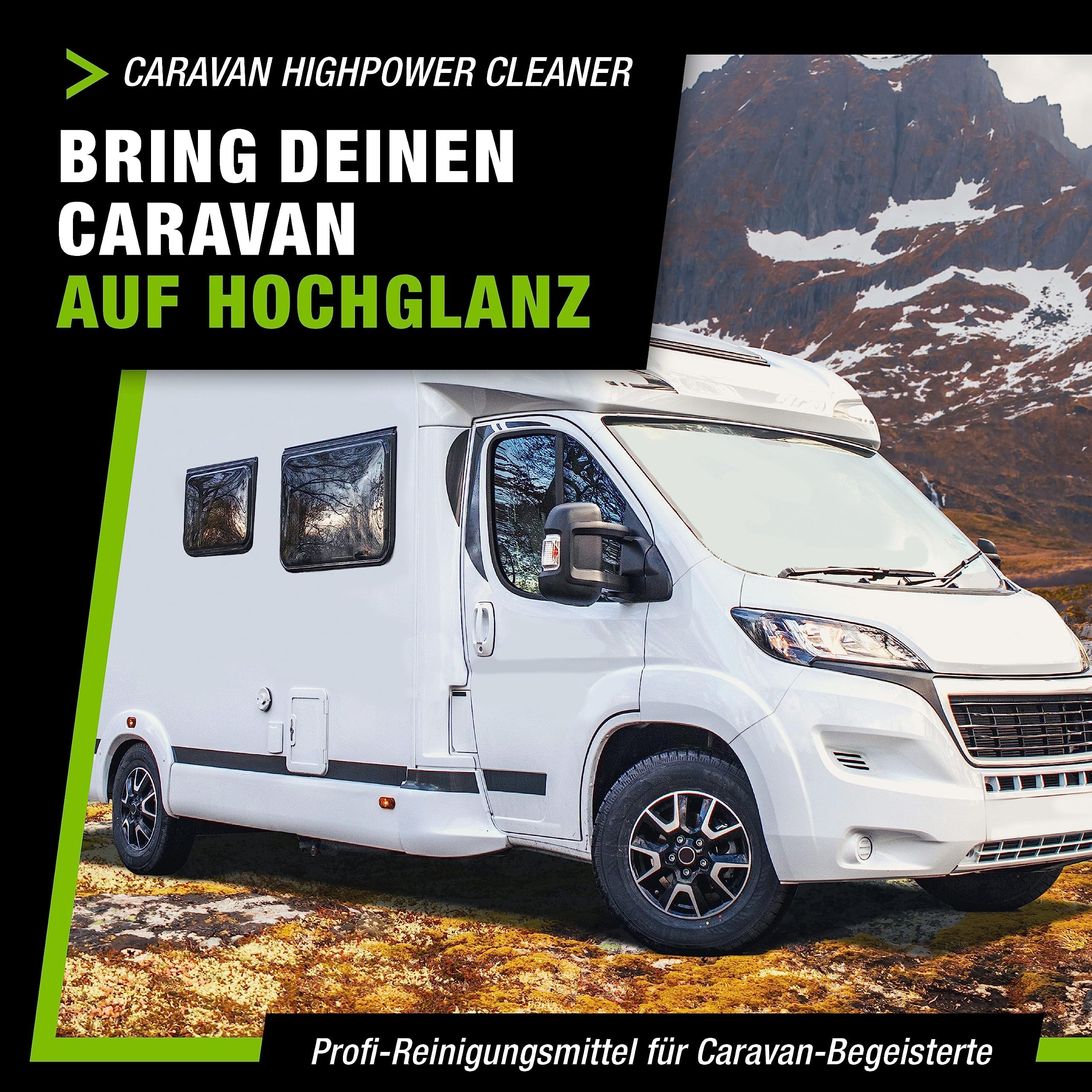 CleanTruck Caravan Reiniger 5kg - Effektiver Außenreiniger, Entfernt Schwarze Regenstreifen, Nachhaltig und Umweltfreundlich, Ideal für Pflege und Sauberkeit Ihres Caravans