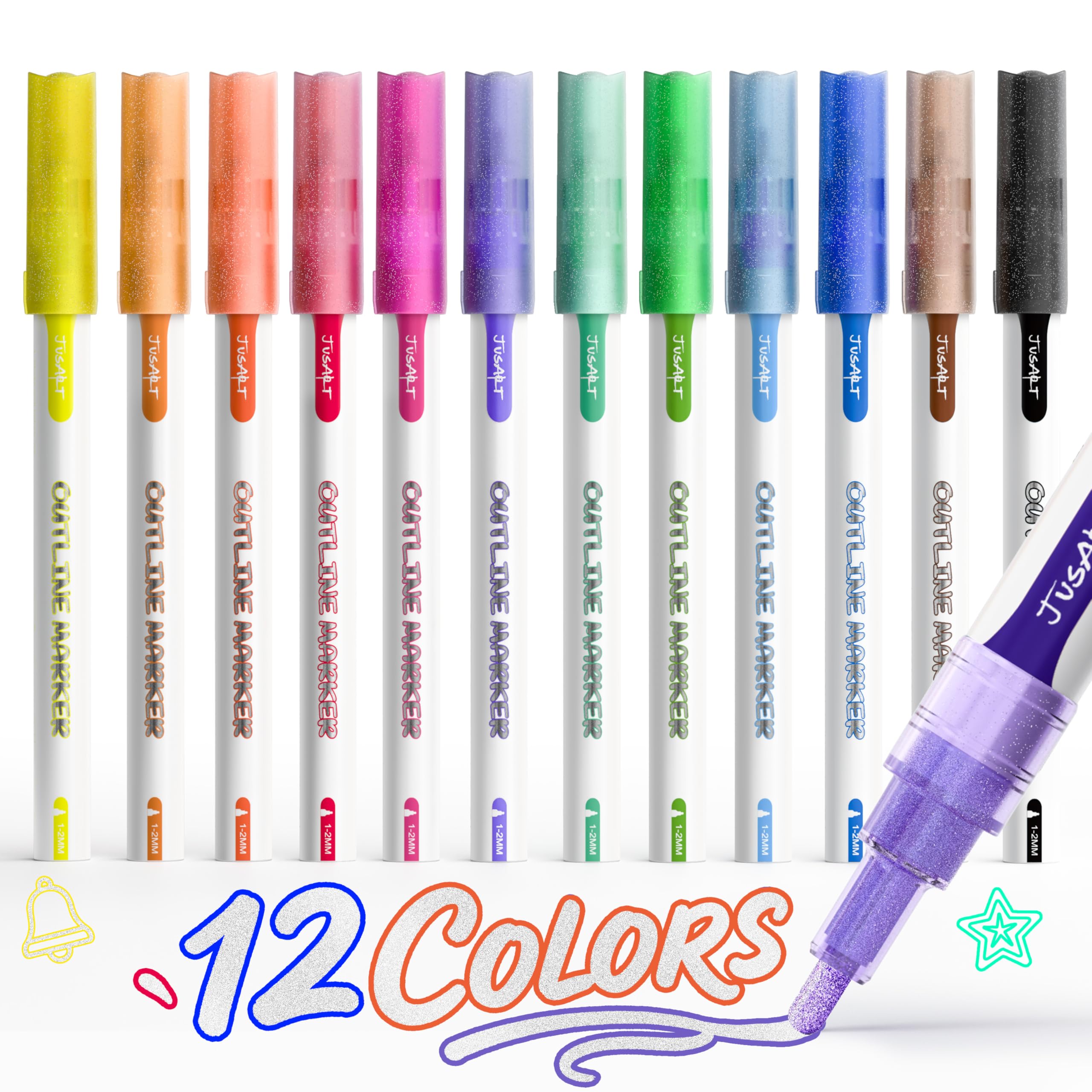 50% Off JusArt Sparkle Markers with Code G749IDVL - Image 1