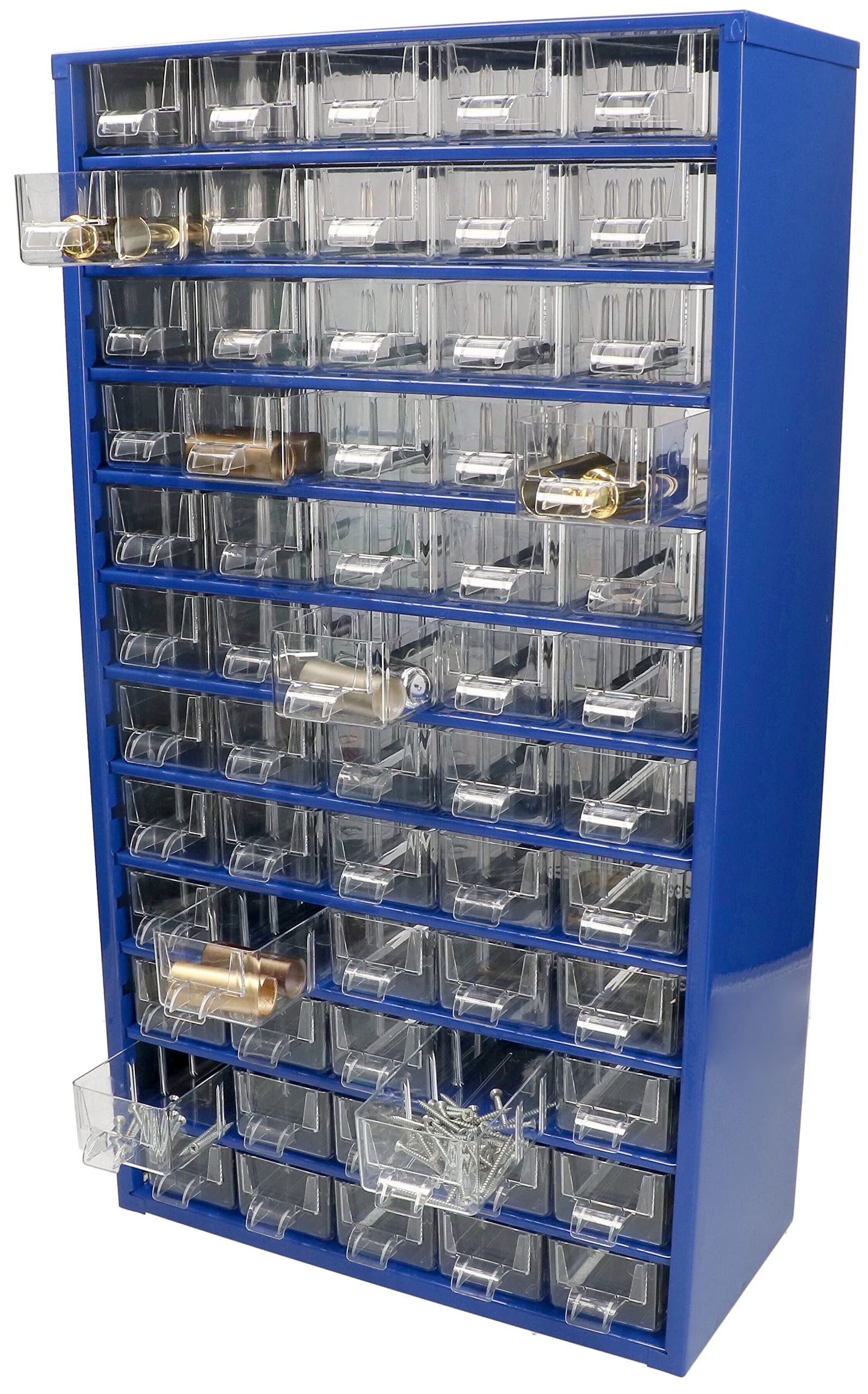 KOTARBAU® Scatola di Stoccaggio, Organizzatore per Officina, altezza x larghezza x profondità: 306 x 551 x 155 mm, Organizzatore per Piccoli Pezzi, Metallo, 60 Cassetti/Scompartimenti, Scatola di