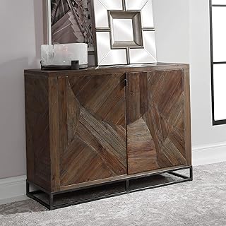 14 Cottage Kitchen Ideas for Soft Cozy Character Filled Spaces 39 Evros Reclaimed Wood 2 Door Cabinet