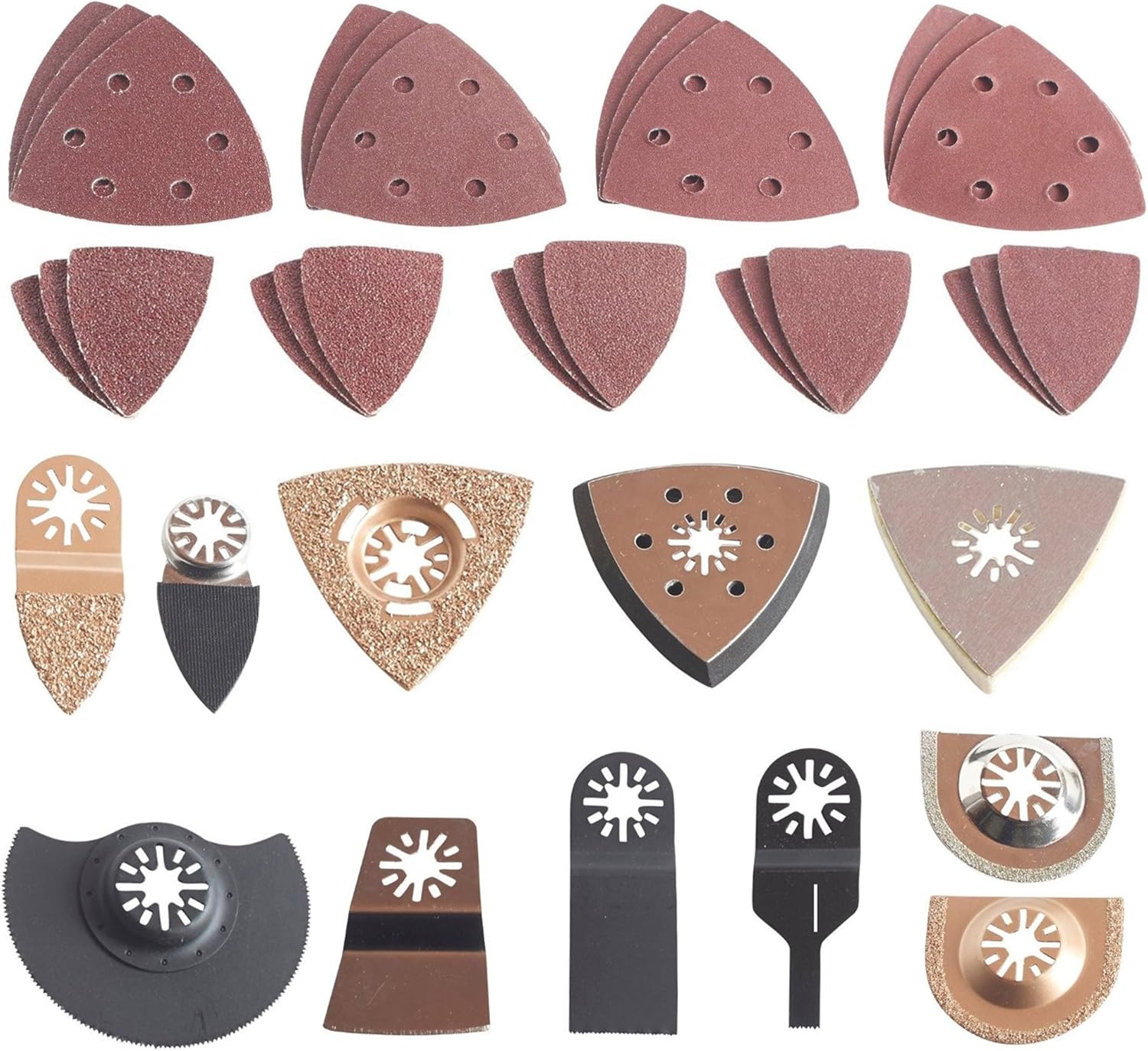 VonHaus 38 Piece Universal Oscillating Multi Tool Accessories for