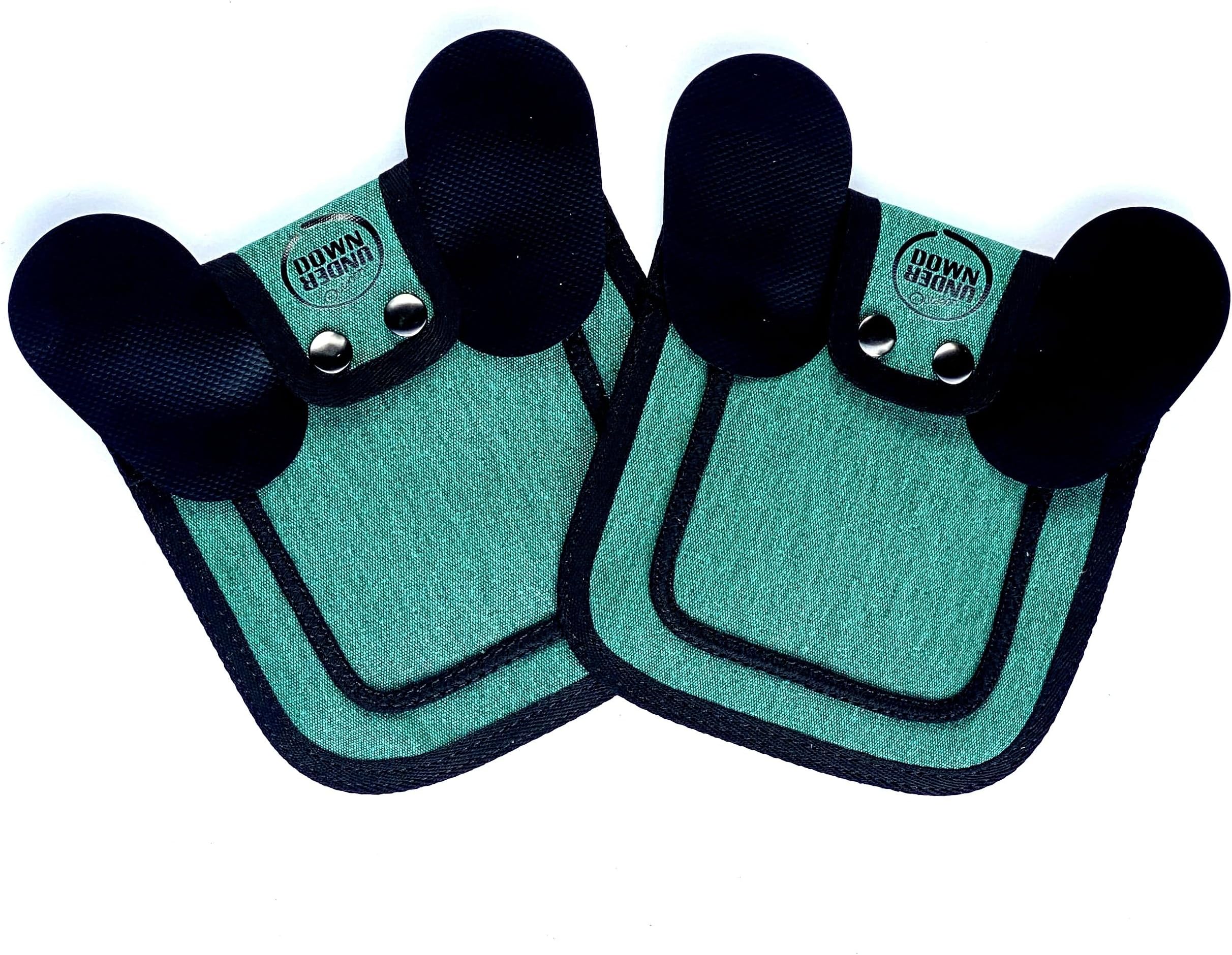 DOWN UNDER OUTDOORS 2 Pack Small Chicken Saddles for Bantams and Young Birds, Includes Shoulder Covers (Teal)