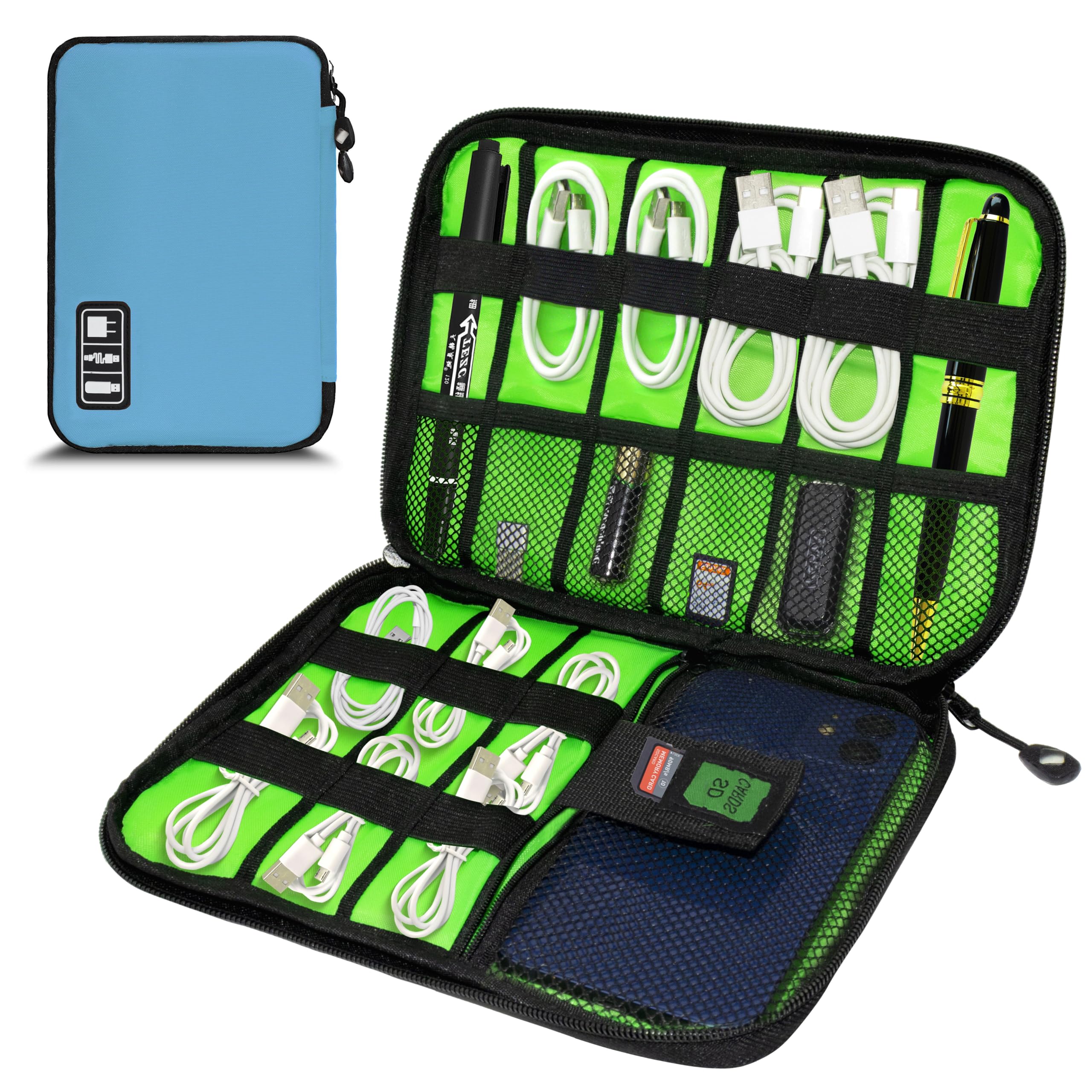 Electronics Organizer,Travel Cord Organizer Pouch,Cable Organizer Bags