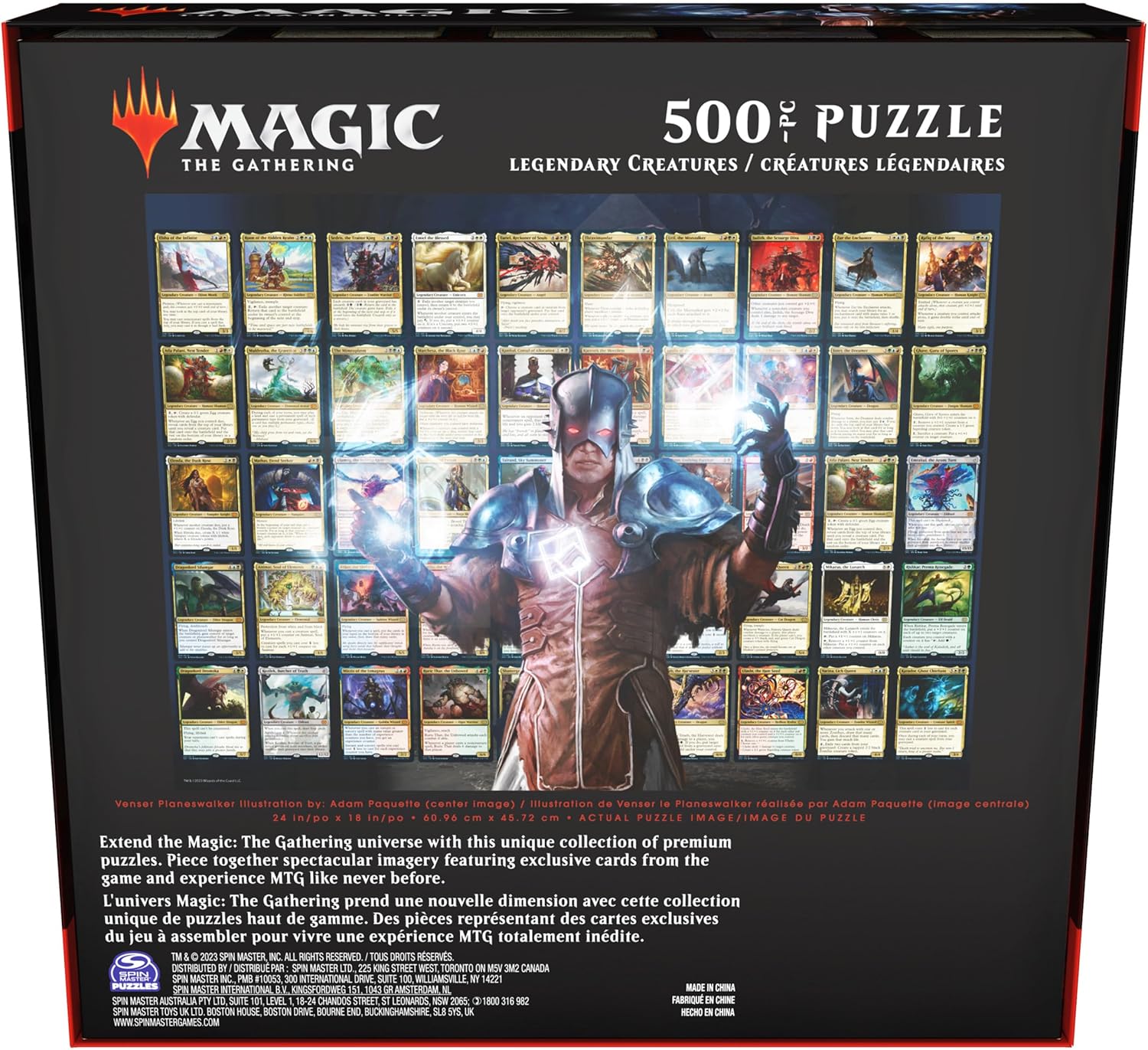 Magic The Gathering, Legendary Creatures 500 Piece Puzzle MTG Puzzles for Adults Jigsaw Puzzles 500 Pieces 500 Piece Puzzles for Adults & Kids 12+