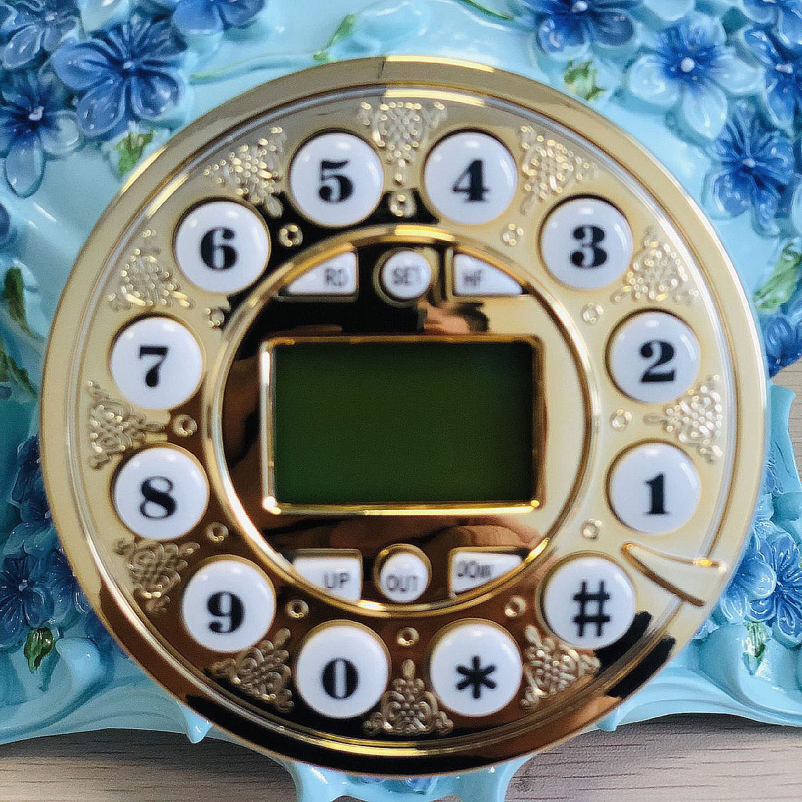 Telefono Fisso Vintage nostalgico a Pulsante con Cavo, suoneria autentica, Telefono con Linea retrò per casa, Ufficio, Hotel