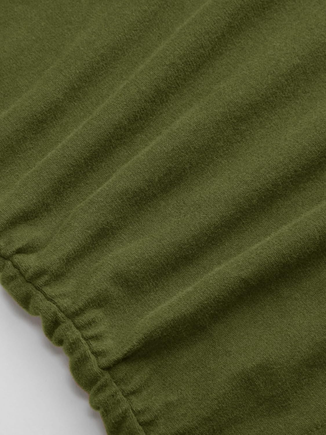 CIDER Long Sleeve Tops for Women Thermal Shirts Square Neck Ruched Basic Fall Top Slim Fitted Casual Tee Shirt - Image 2