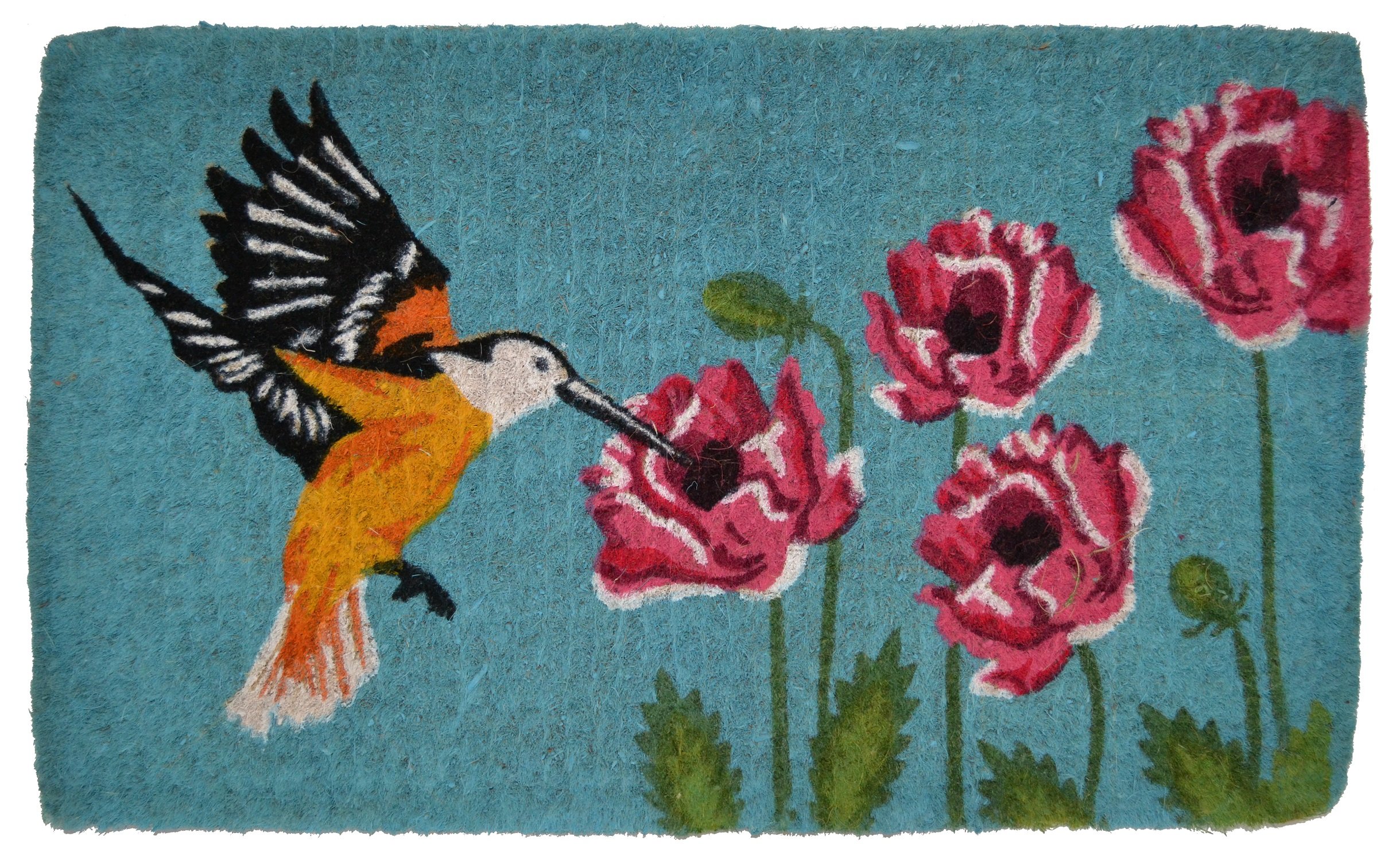 Imports DÃƒ©cor Coir Doormat, Hummingbird, 18"x30"