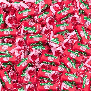 Holiday Strawberry Mamba Fruit Chews, 1 Lb. Bag – Individually Wrapped – Juicy Chews Perfect For Holidays, Pinatas, Christmas Stockings, Goody Bags & Parties – Approx. 80 Pieces