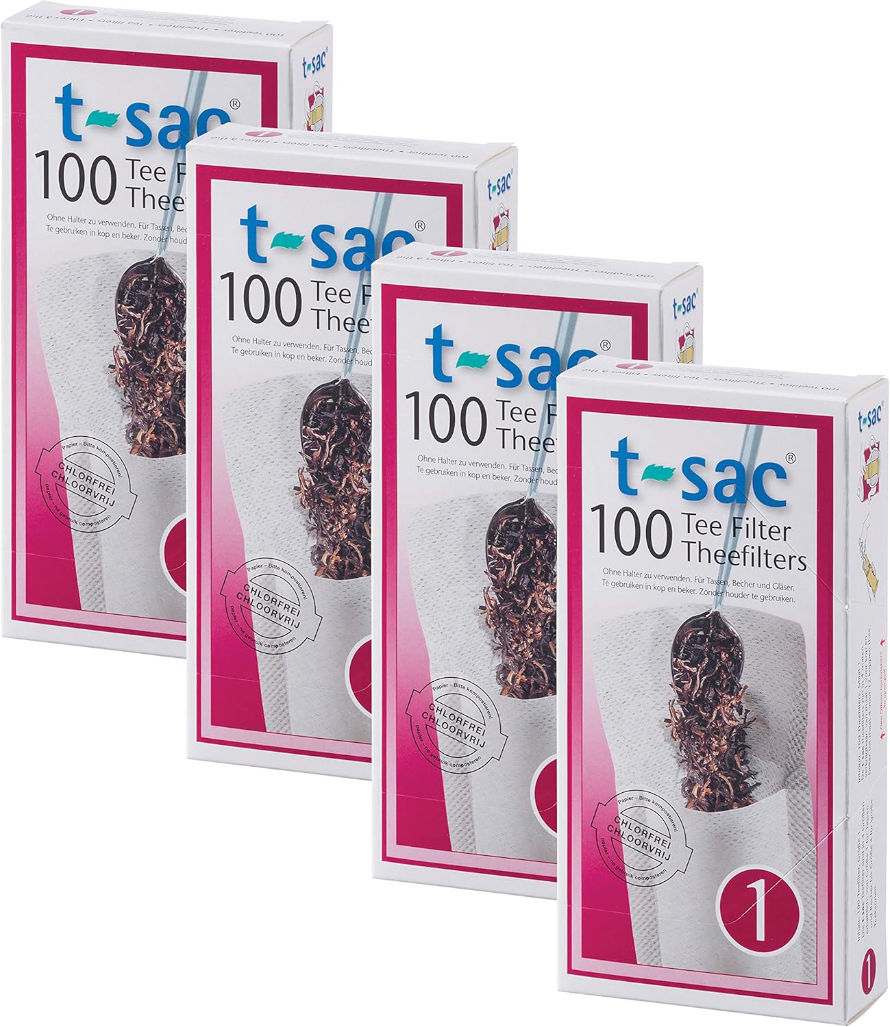 TSac Tea Filter Bags, Disposable Tea Infuser, Number 1