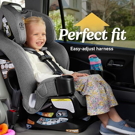 Graco Extend2Fit 3-in-1 Convertible Car Seat, 3 Modes Rear Facing, Forward Facing Baby Car Seat and Highback Booster Seat, Adjustable Extension Panel for Extra Legroom, Ashten