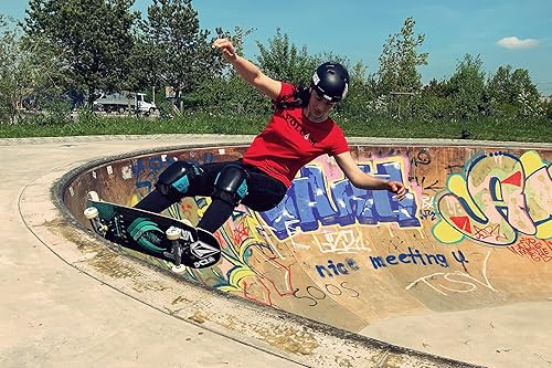 Miniatura 7 de TSG Knee Pads - Force 111 A (Special ACF Impact Protection) or Force V  Skateboard, Hardshell, EVA, Nylon, Adults, Certified, Ergonomic, Slim