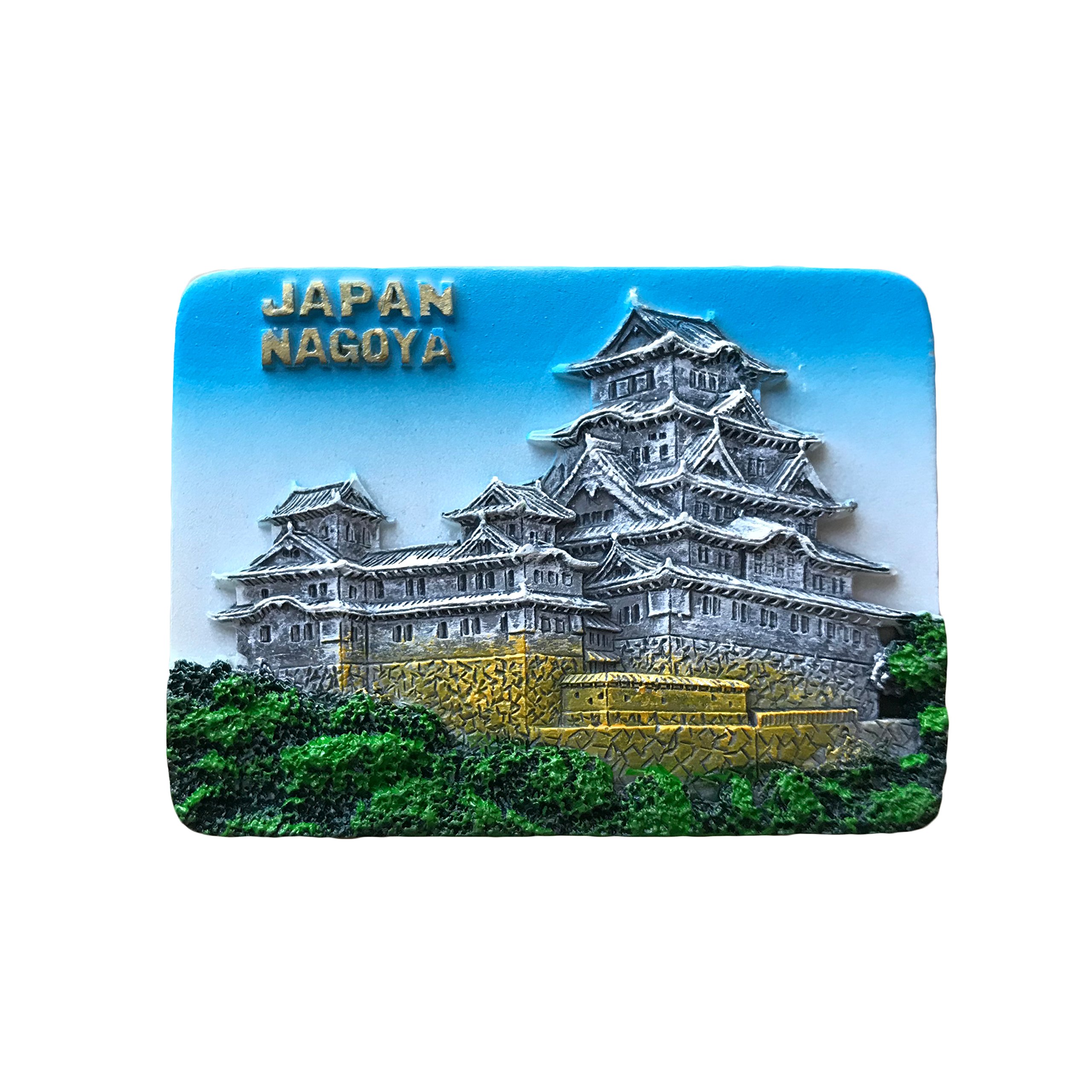 Muyu Magnet 3D Nagoya Japan Souvenir Fridge Magnet,Home & Kitchen Decoration Japan Refrigerator Magnet