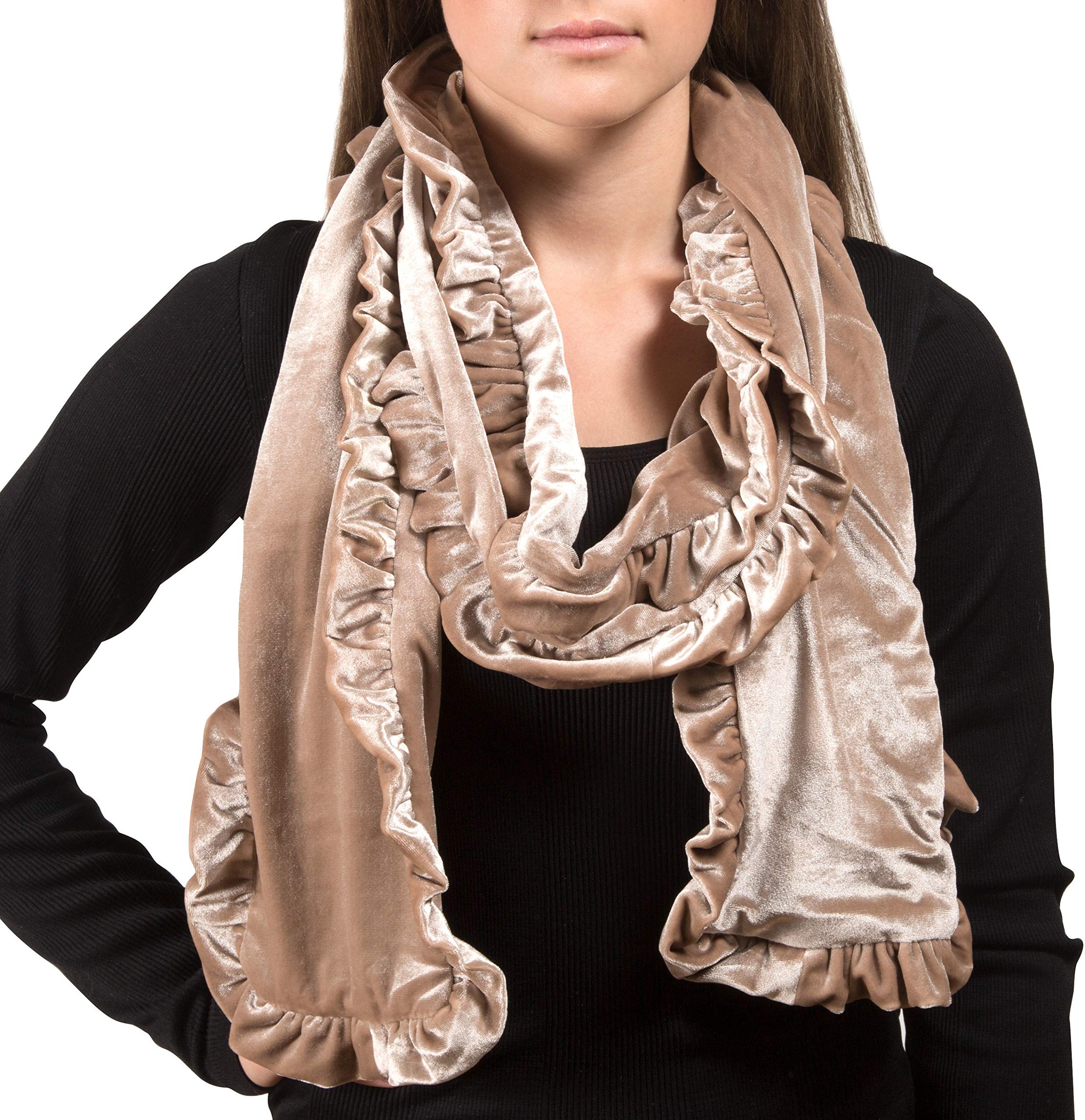 Pavilion Gift Company womens Ruffled Scarf